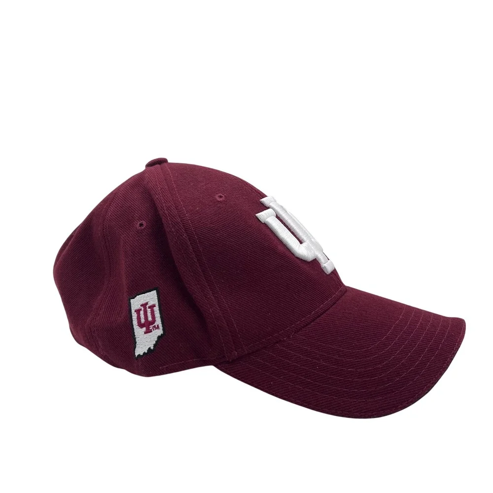 Indiana Hoosiers Baseball Cap Steve & Barrys‎ Maroon White IU Logo OS Fits All